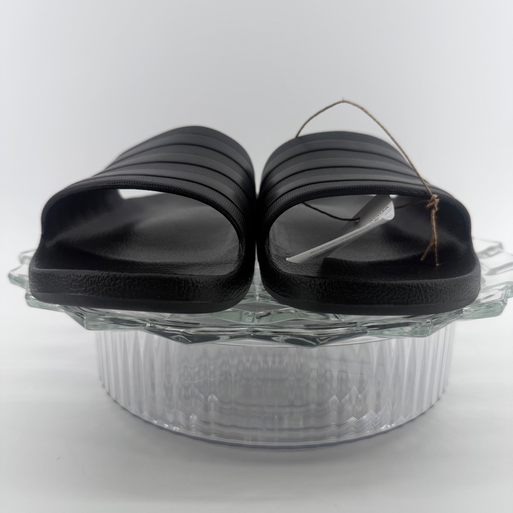 Adidas Adilette Aqua Slides Core Black Men 10 Women 11 F35550 New In Box - Picture 4 of 10